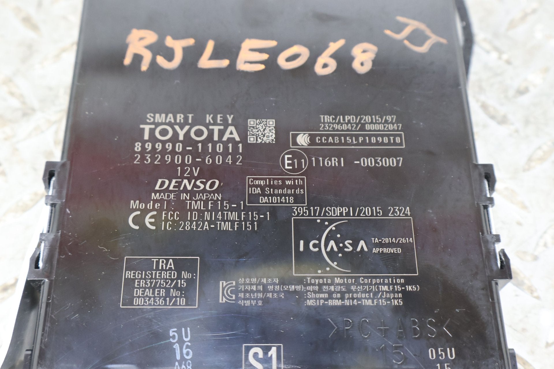2018 Lexus LC500- Chassis Control Module