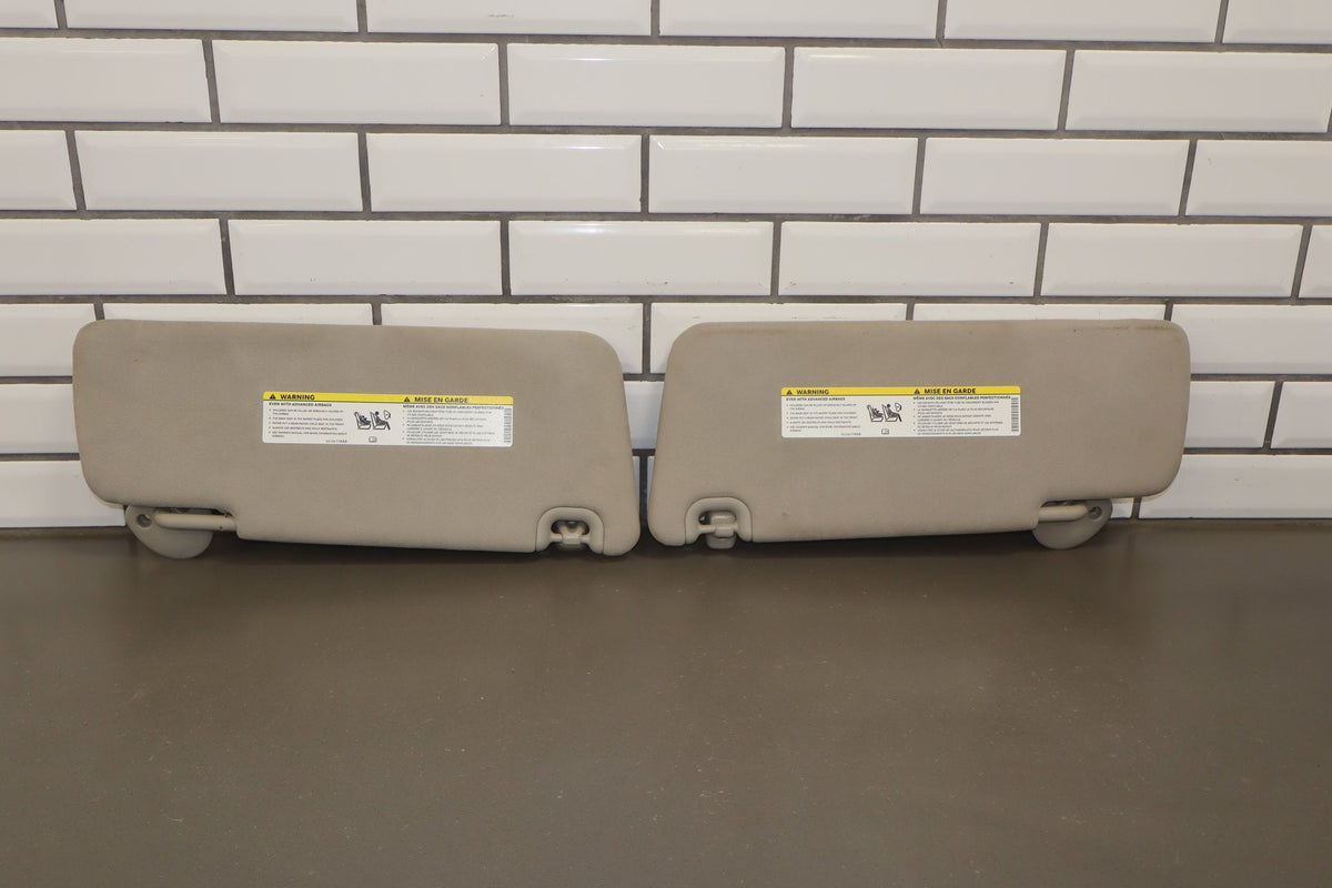 2018 Ram 1500 Limited Tungsten Alcantara Sun Visor Pair Left/Right