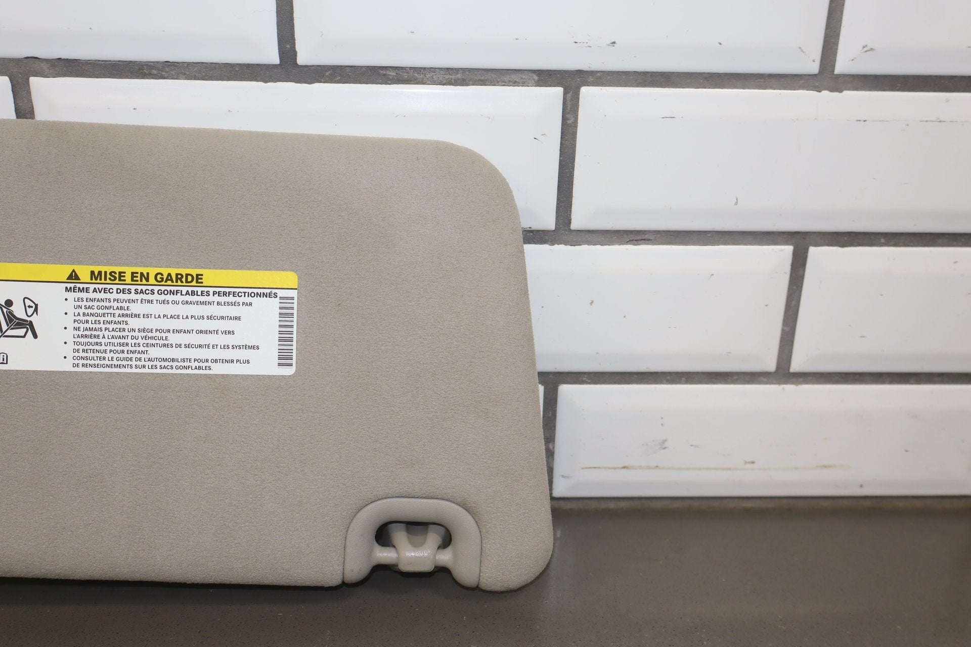 2018 Ram 1500 Limited Tungsten Alcantara Sun Visor Pair Left/Right