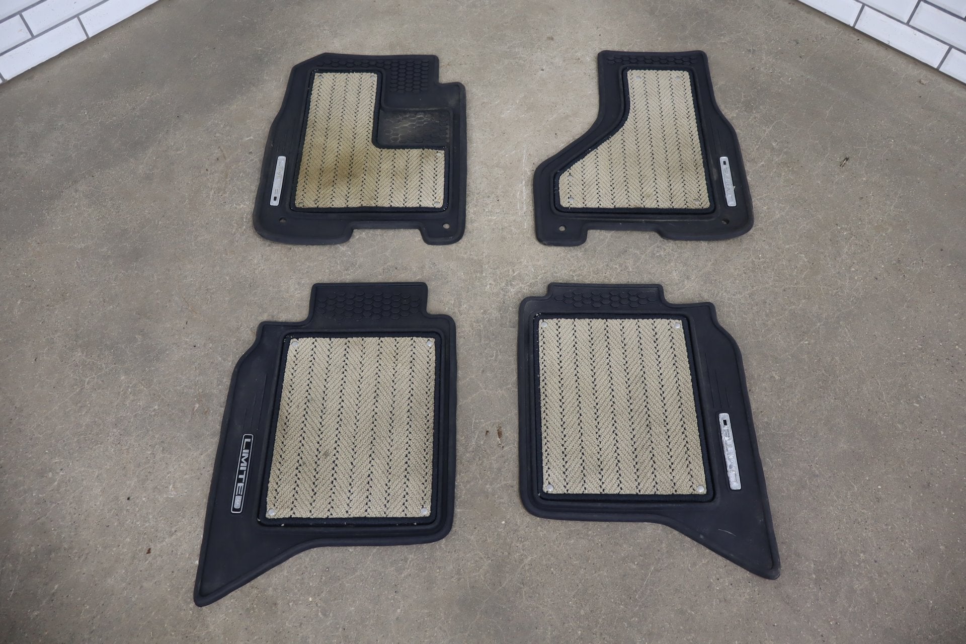 2018 Ram 1500 Limited Tungsten Indigo/Frost Floor Mat Set OEM