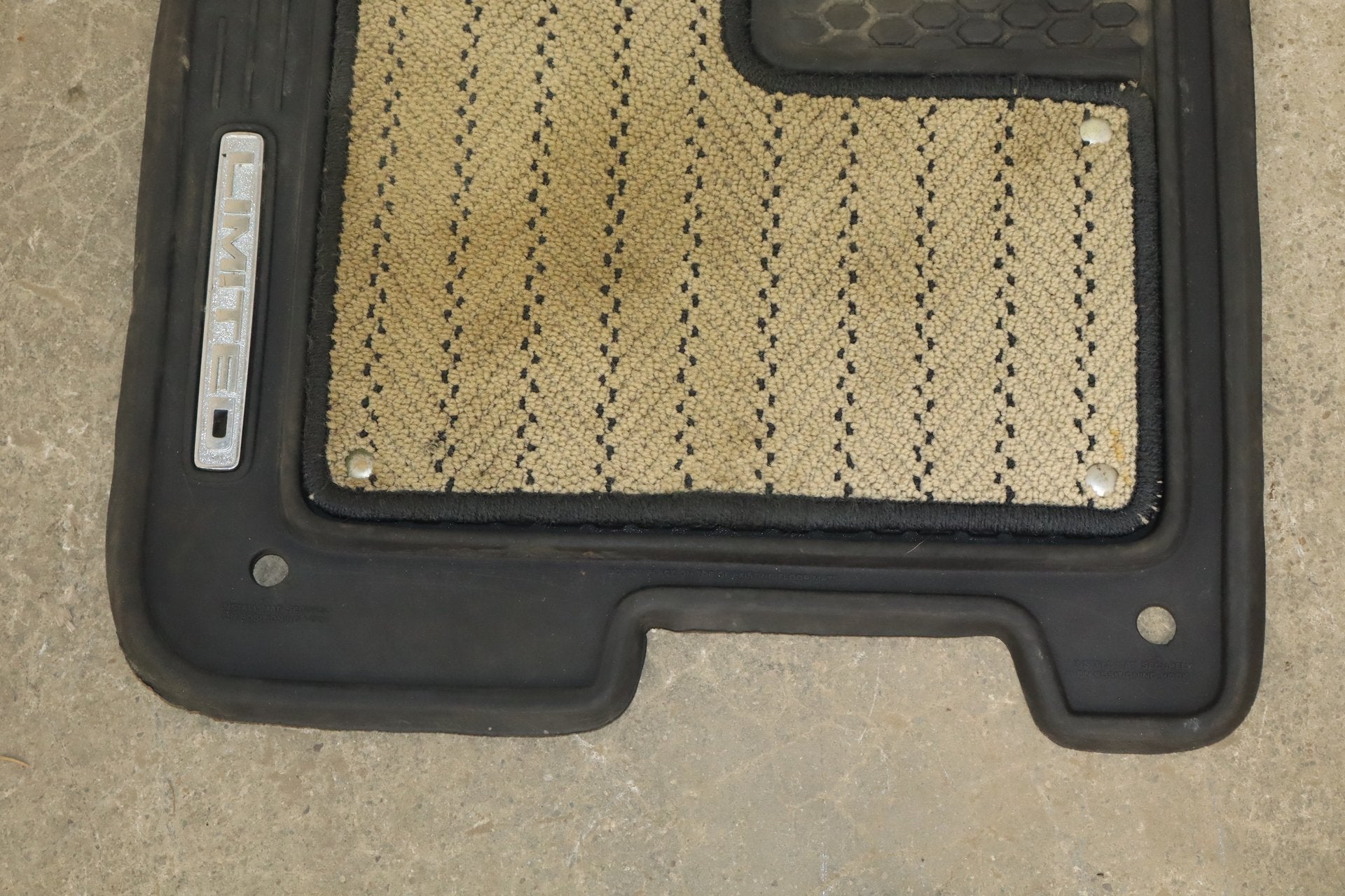 2018 Ram 1500 Limited Tungsten Indigo/Frost Floor Mat Set OEM