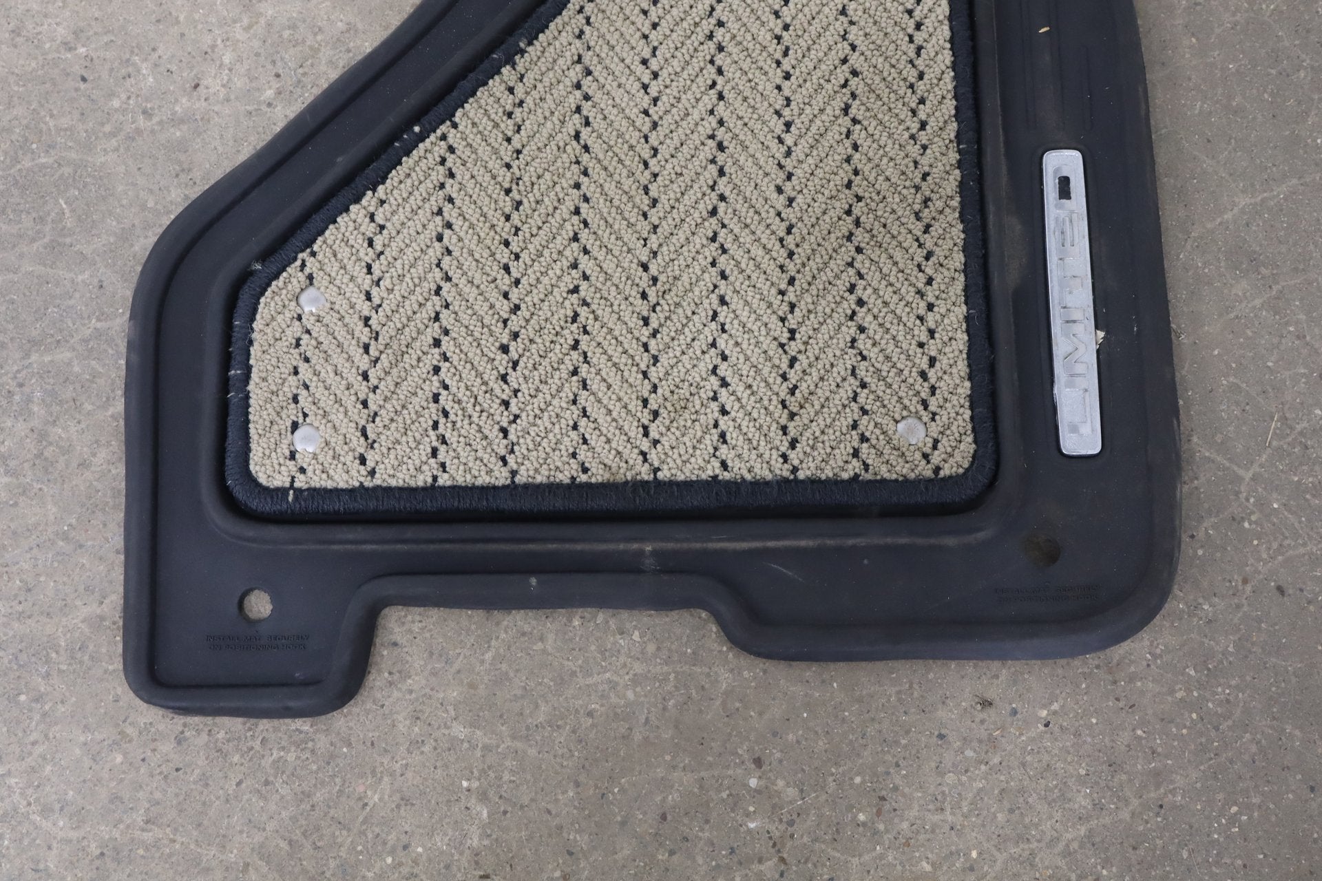 2018 Ram 1500 Limited Tungsten Indigo/Frost Floor Mat Set OEM