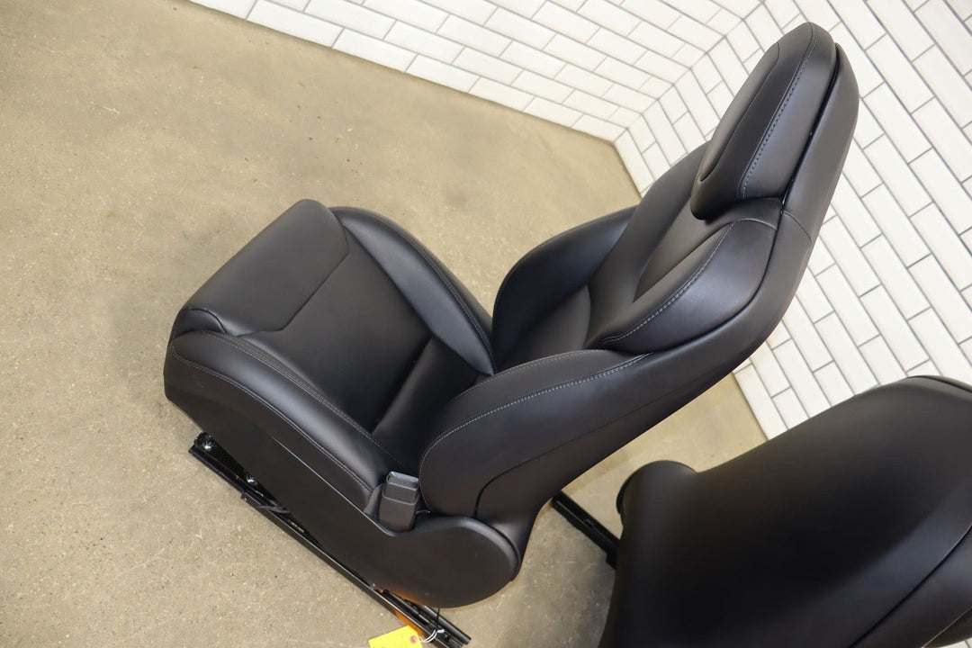 2018 Tesla Model S Next Gen Heated Leather Seat Set Left/Right Black OEM
