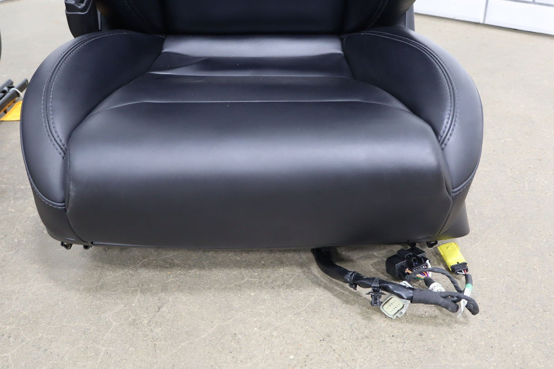 2018 Tesla Model S Next Gen Heated Leather Seat Set Left/Right Black OEM