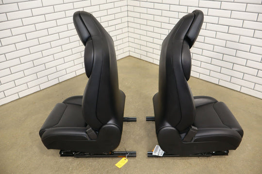 2018 Tesla Model S Next Gen Heated Leather Seat Set Left/Right Black OEM