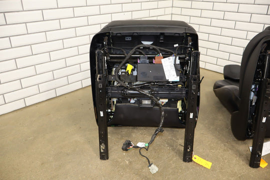 2018 Tesla Model S Next Gen Heated Leather Seat Set Left/Right Black OEM