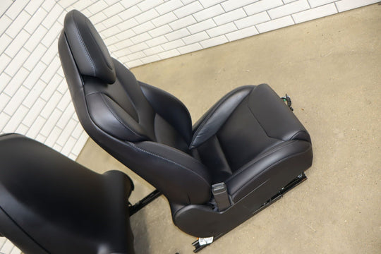 2018 Tesla Model S Next Gen Heated Leather Seat Set Left/Right Black OEM