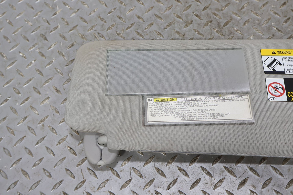 2018 Toyota 4Runner- Sun Visor