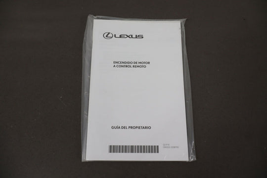 2019 Lexus GX460 Owners Manual W/Pouch