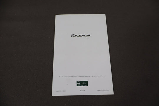 2019 Lexus GX460 Owners Manual W/Pouch