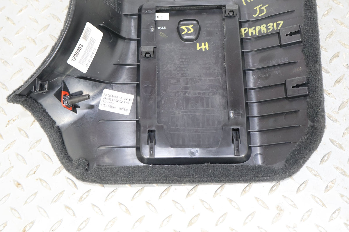 2019 Porsche Cayman- Kick Panel