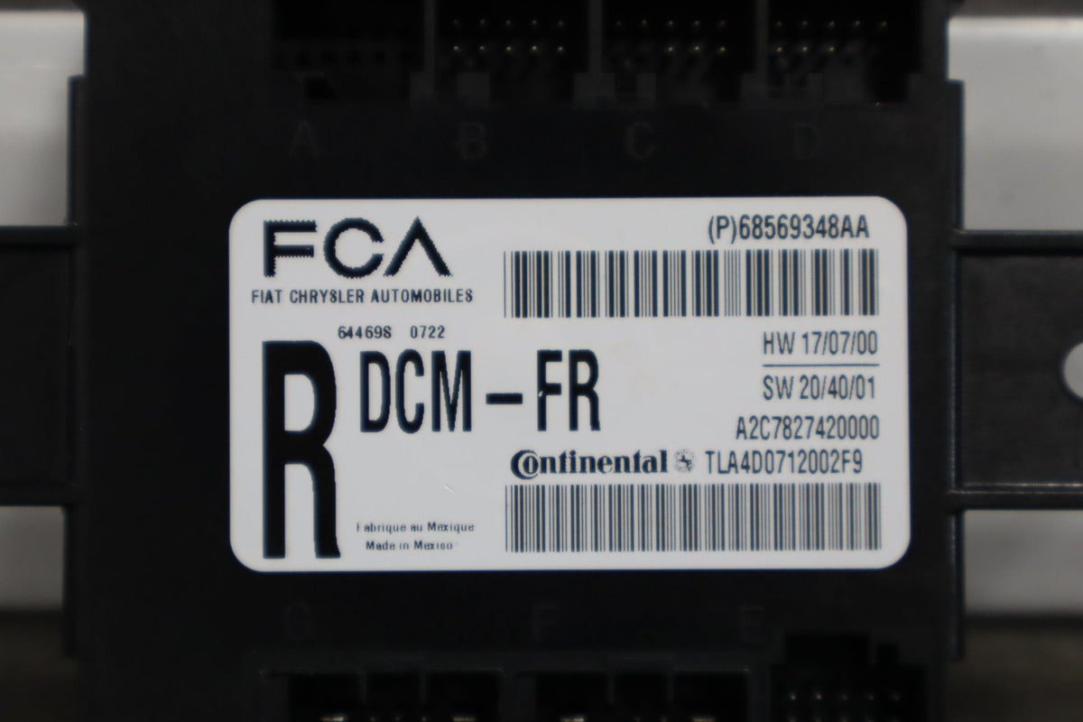 2020-2023 Dodge Challenger Right RH Door Control Module 68569348aa OEM