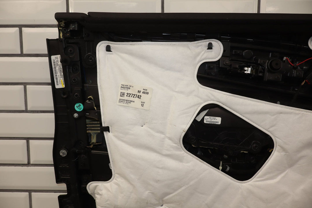 2020 Cadillac Escalade Right Front Door Trim Panel Black H2X