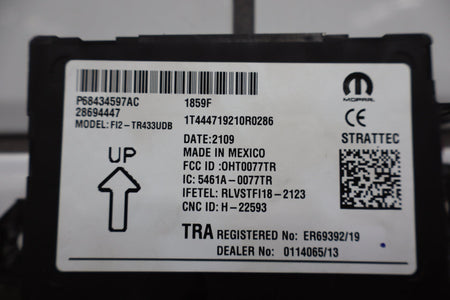 2020 Ram 1500 Laramie BCM Body Control Module Assembly OEM 68444252AE