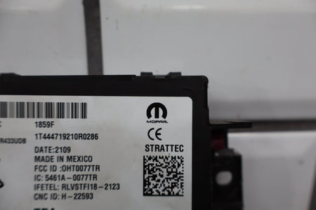 2020 Ram 1500 Laramie BCM Body Control Module Assembly OEM 68444252AE