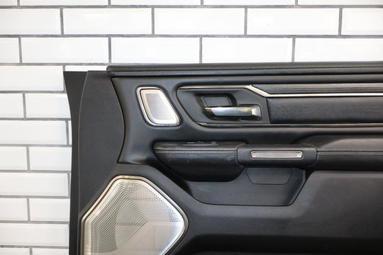 2020 Ram 1500 Right Front Door Trim Panel Black X9