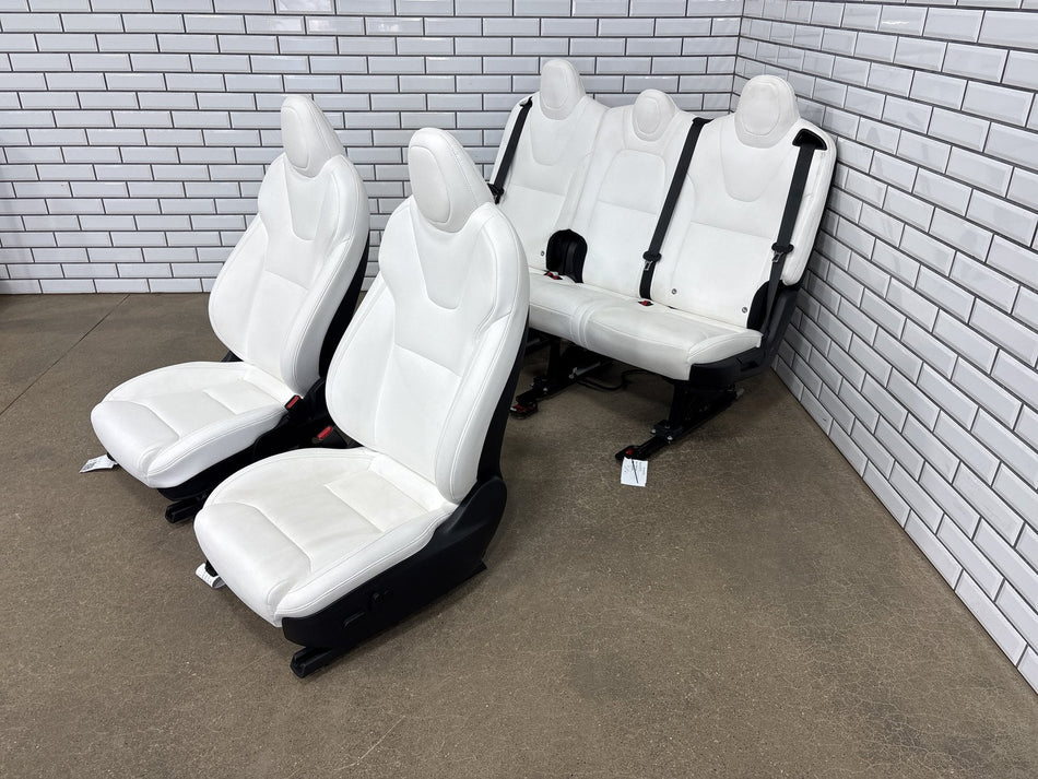 2020 Tesla Model X Performance Seats White Leather Seats Front/Rear 5 Seater