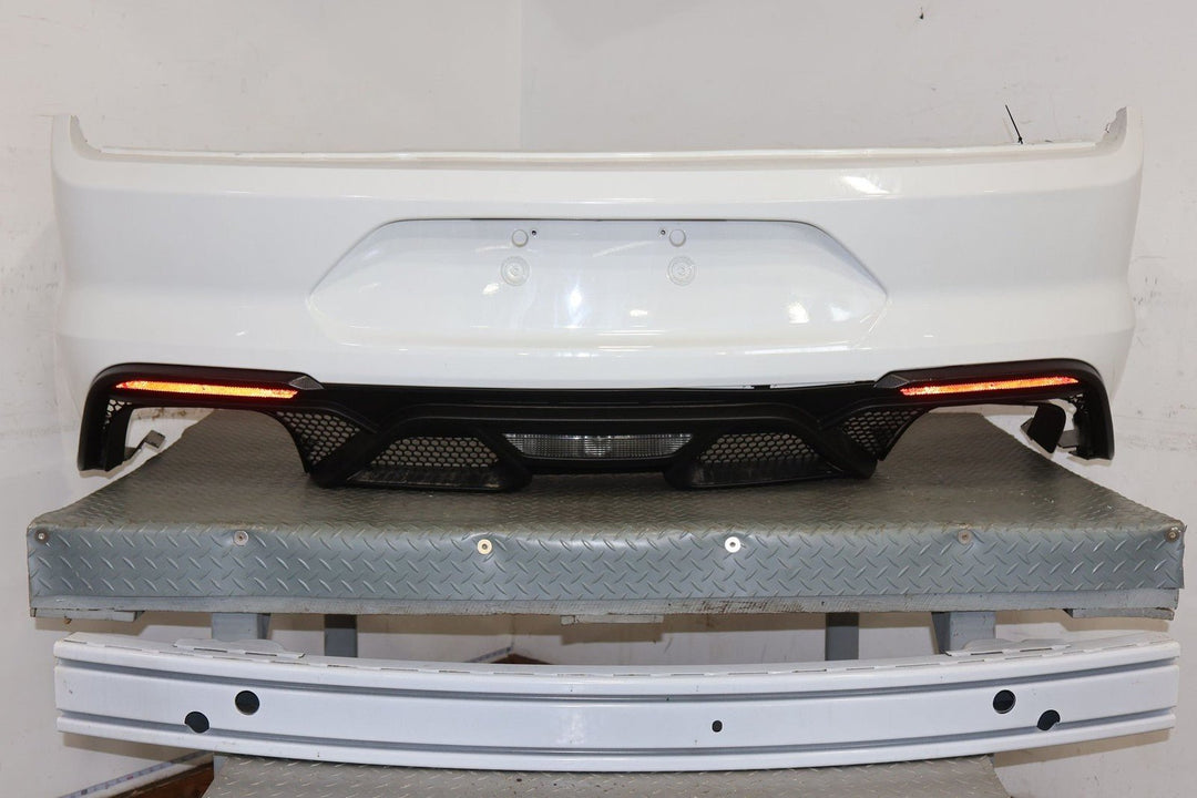2021 Ford Mustang Rear Bumper White YZ