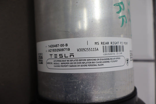 2021 Tesla S Right Rear Air Strut