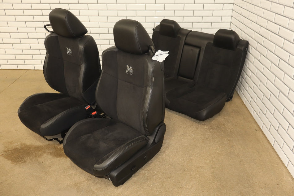 2022 Dodge Challenger R/T Scat Pack Leather Seats Set Black X9