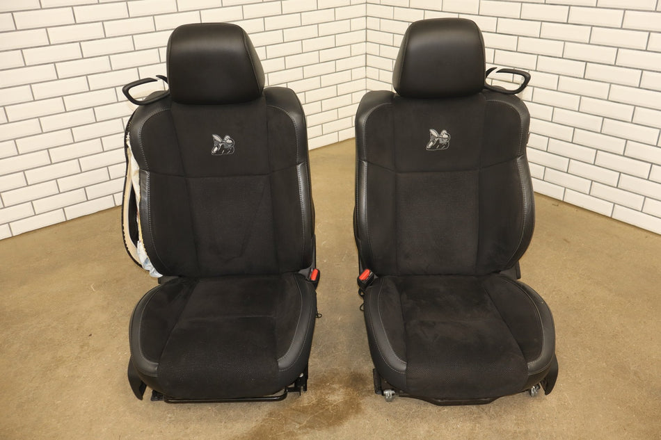 2022 Dodge Challenger R/T Scat Pack Leather Seats Set Black X9