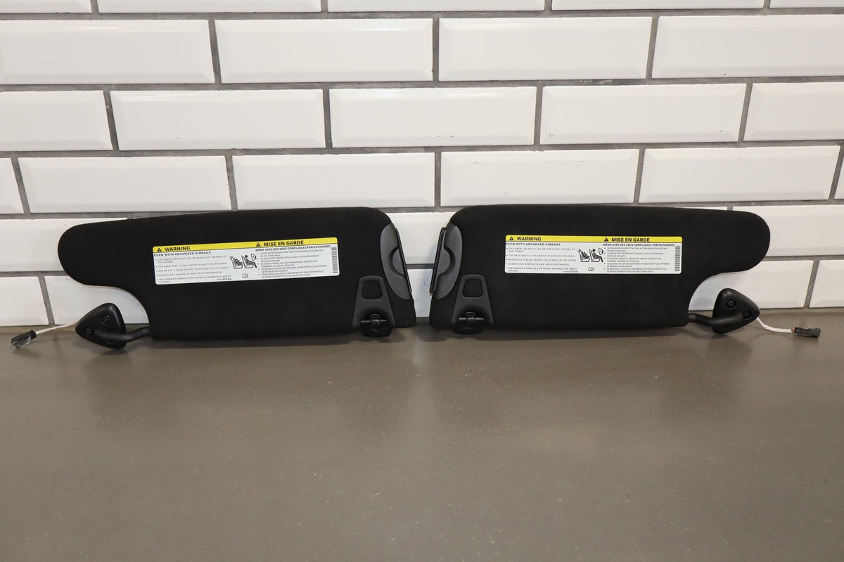 2022 Dodge Challenger R/T Scat Pack Sun Visor Pair Left/Right Black X9