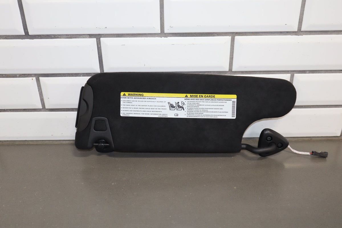 2022 Dodge Challenger R/T Scat Pack Sun Visor Pair Left/Right Black X9