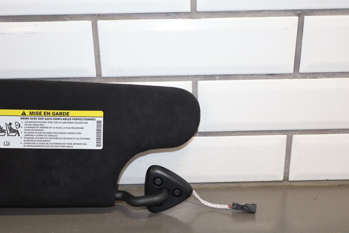 2022 Dodge Challenger R/T Scat Pack Sun Visor Pair Left/Right Black X9