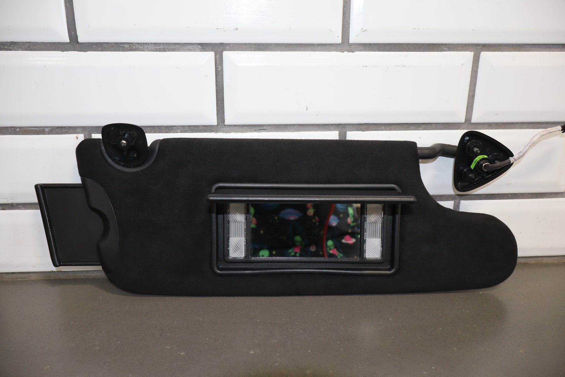 2022 Dodge Challenger R/T Scat Pack Sun Visor Pair Left/Right Black X9