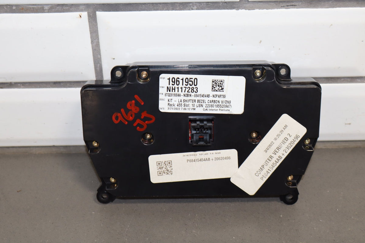 2022 Dodge Challenger SRT Scat Pack Climate Control Assembly OEM 68415454ab