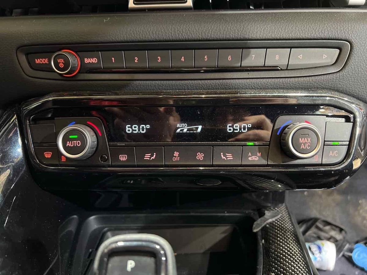 2022 Toyota GR Supra- Heater/AC Controls
