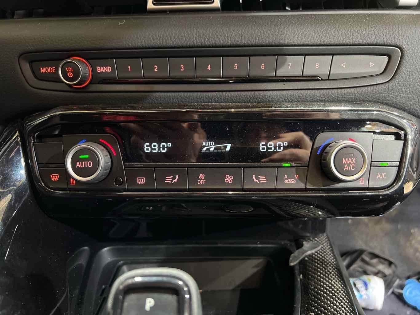 2022 Toyota GR Supra- Heater/AC Controls