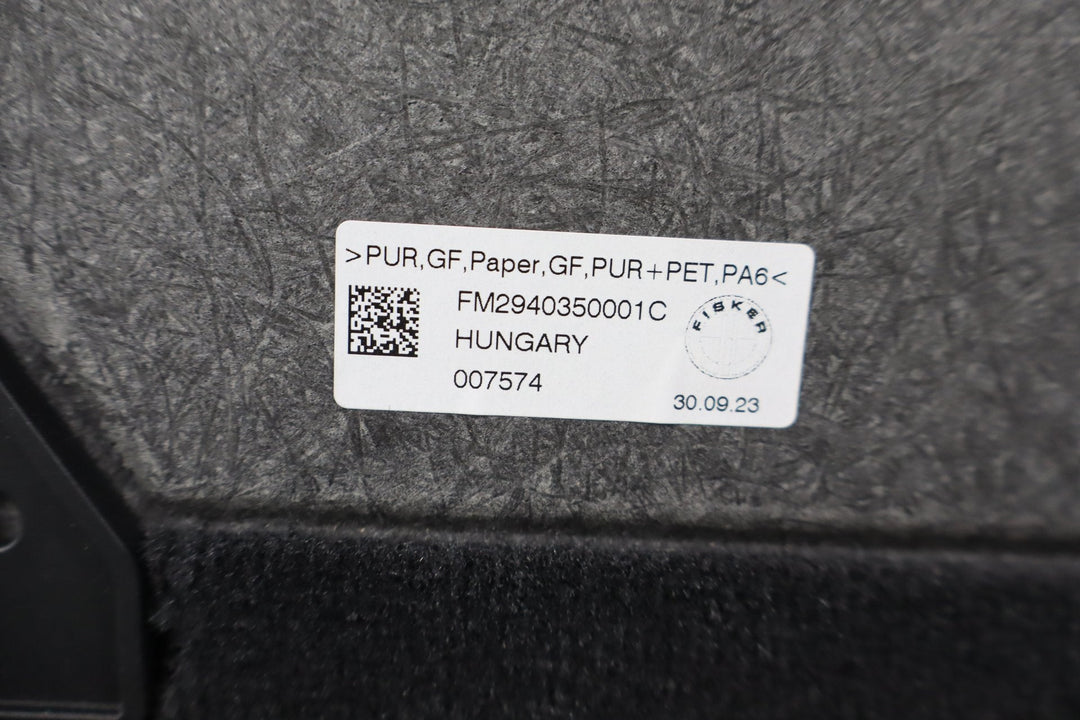 2023 - 2024 Fisker Ocean Rear Foldable Cargo Cover OEM Black
