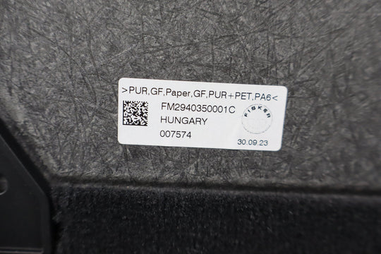 2023 - 2024 Fisker Ocean Rear Foldable Cargo Cover OEM Black
