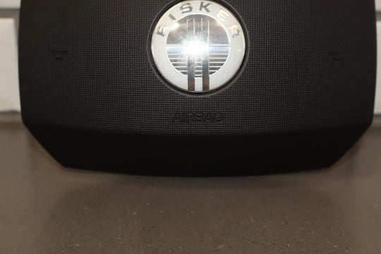 2023 Fisker Ocean Left Driver Steering Wheel Airbag Black Trim