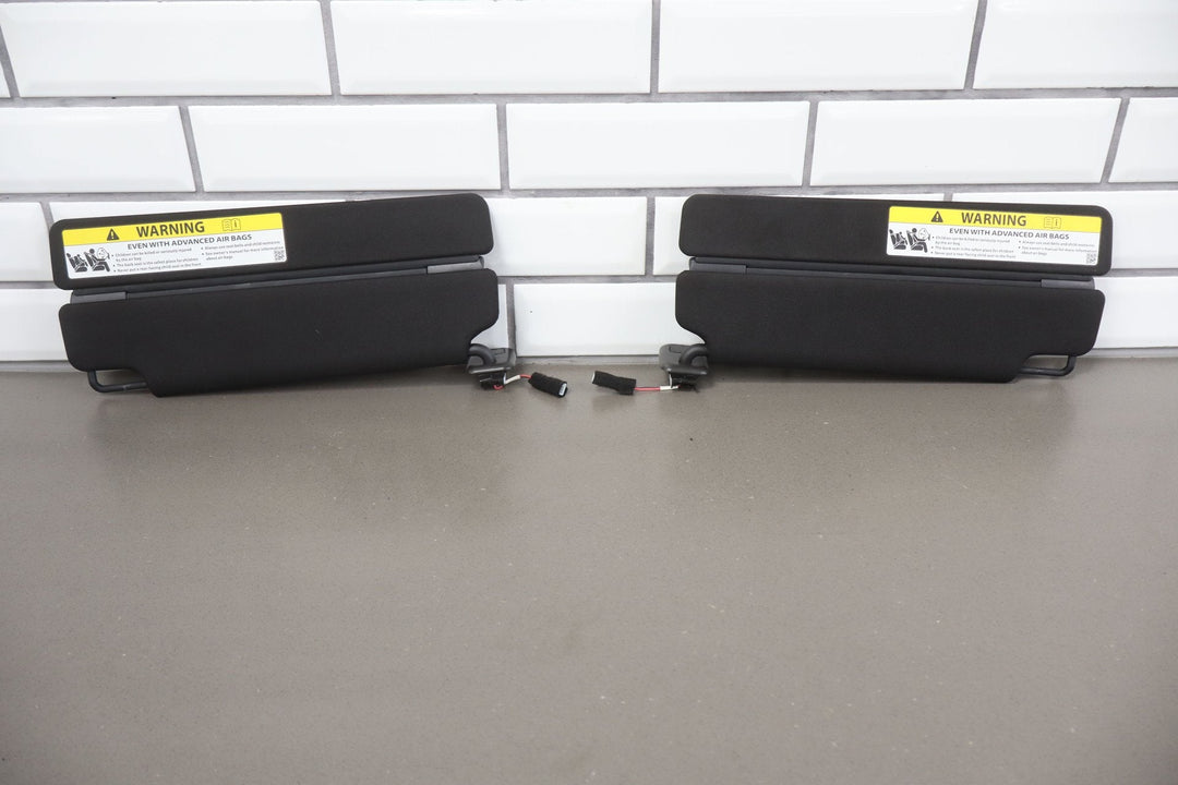 2023 Fisker Ocean One Pair Left / Right Interior Sunvisors W/ LED Lighting