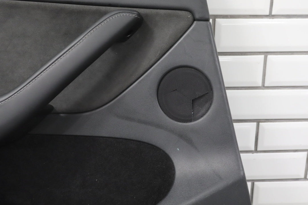 2023 Tesla Y Left Rear Door Panel Black BLK