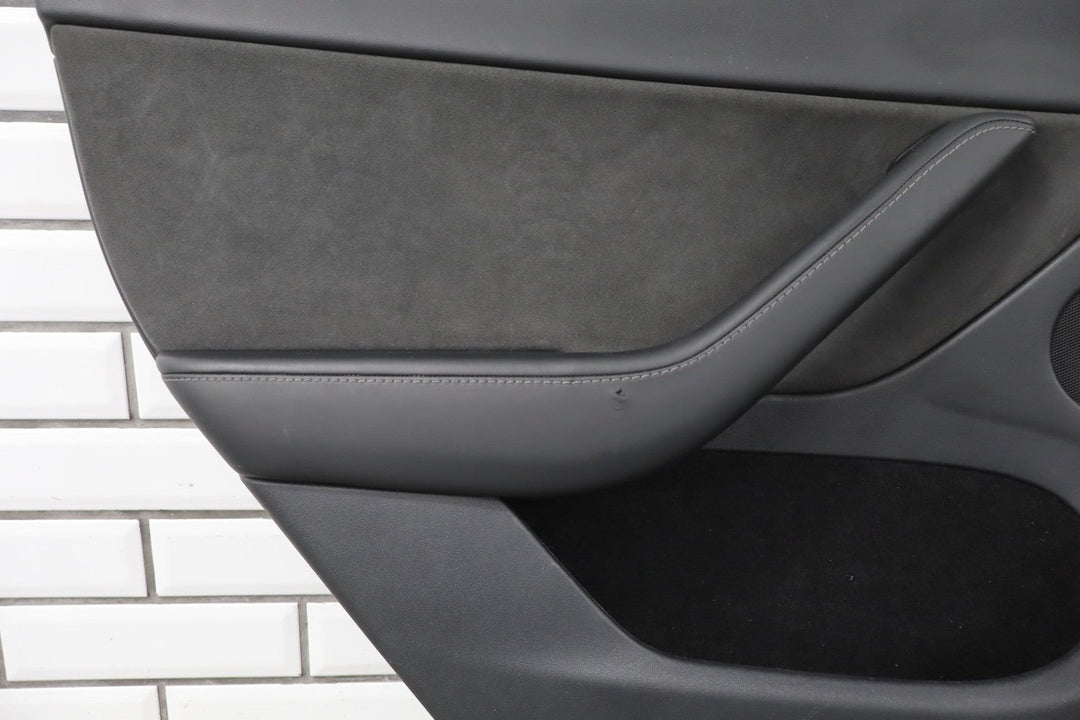 2023 Tesla Y Left Rear Door Panel Black BLK