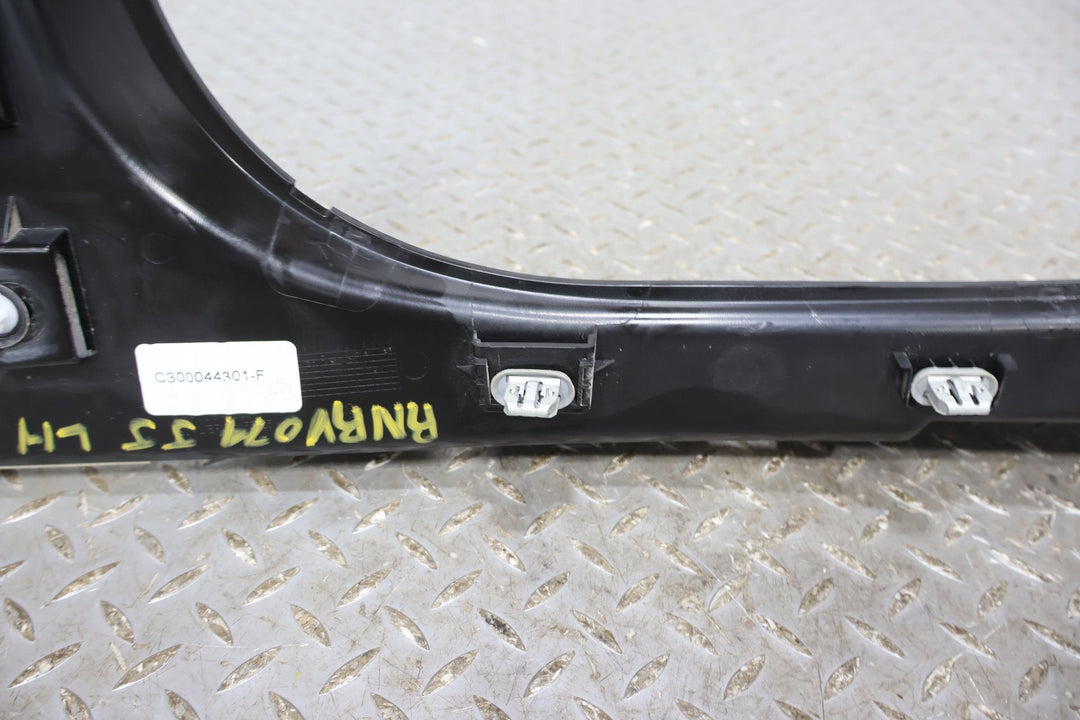 22 - 24 Rivian R1S Left Upper Interior Tailgate Trim Panel (Black) C300044301 - F