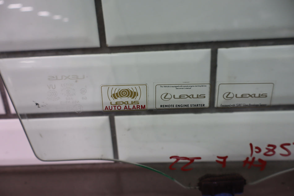 2011 Lexus GX460- Right Front Door Window