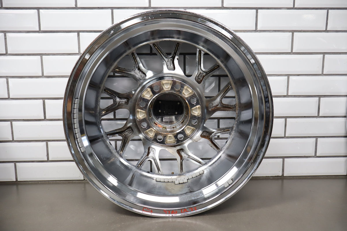 (3) Moto Metal M0805 20x10 8x6.5 Chrome Wheel/Rim Set Aftermarket GMT800