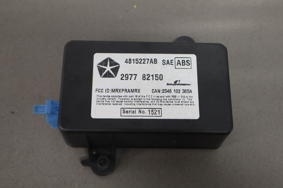 1999 Chrysler Prowler- Chassis Control Module