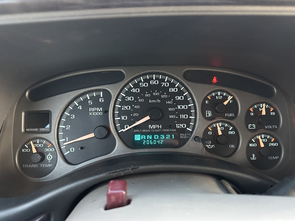 2002 GMC Yukon- Speedometer