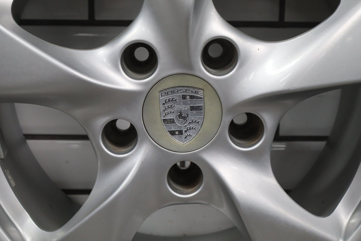 380 97-04 Porsche Boxster 986 17x8.5 Rear Alloy Wheel 5-Spoke OEM
