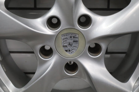380 97-04 Porsche Boxster 986 17x8.5 Rear Alloy Wheel 5-Spoke OEM