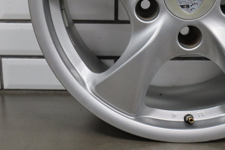 380 97-04 Porsche Boxster 986 17x8.5 Rear Alloy Wheel 5-Spoke OEM