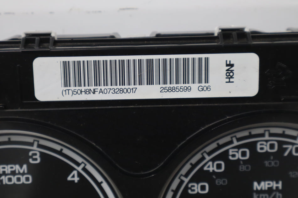 2008-2011 GMC Yukon Hybrid Speedometer 25970356 223952 Miles
