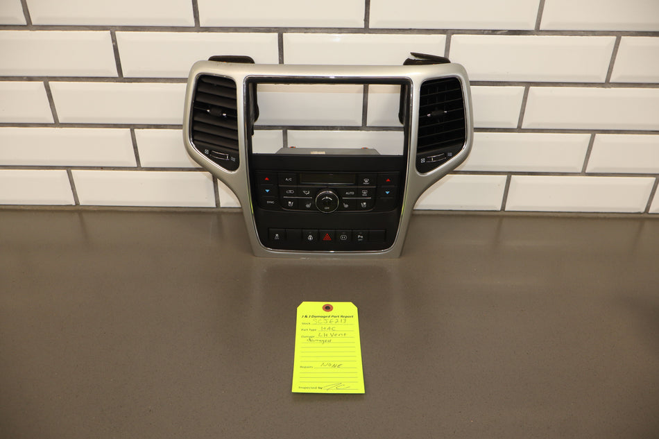 2012 Jeep Grand Cherokee- Heater/AC Controls