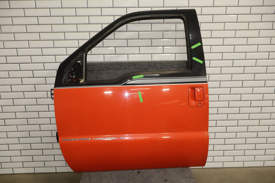 2004 Ford F-250 Super Duty Left Front Door Orange CY