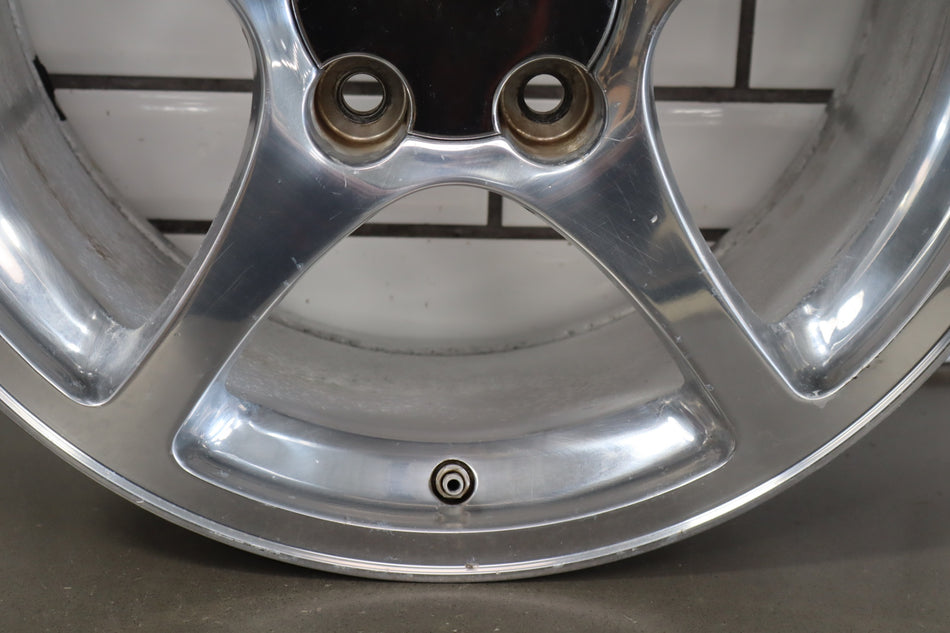 2000-2004 Chevrolet Corvette C4 Front 17x8.5 OEM 5 Spoke Polished Wheel